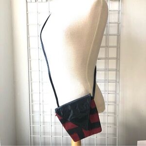 Vintage Hand Painted Hand Made Crossbody by BETH MITCHELL